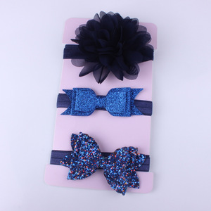 3 unids/set de diademas elásticas de flores <span class=keywords><strong>para</strong></span> niñas, accesorios <span class=keywords><strong>para</strong></span> el cabello, lazos <span class=keywords><strong>para</strong></span> niñas, <span class=keywords><strong>turbante</strong></span> de nailon, banda <span class=keywords><strong>para</strong></span> el cabello de goma elástica delgada - Product Image 3