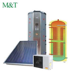 200 litros de colector solar de placa plana de calentador de <span class=keywords><strong>agua</strong></span> solar dual géiser - Product Image 1