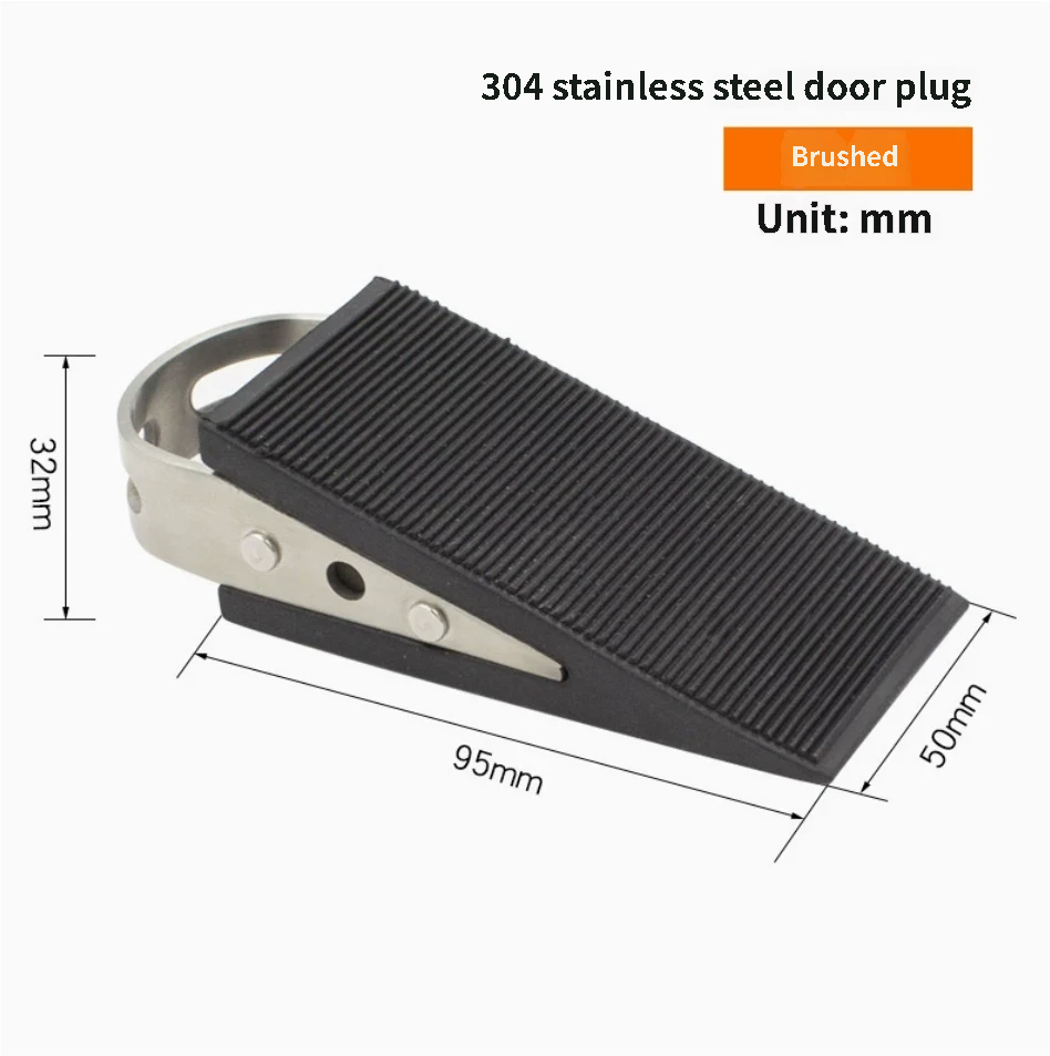 Acciaio inossidabile 304 Nero senza molla