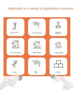 ONA Nouveauté en promotion Bras de robot collaboratif industriel multifonctionnel 6 axes pour soudage et manutention, avec moteur PLC et roulement en acier inoxydable, 135/s - Product Image 6