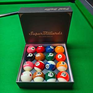 Juego de Bolas de Billar Super Billiards de 57.2mm, Resina Fenólica, para Billar Americano - Product Image 3