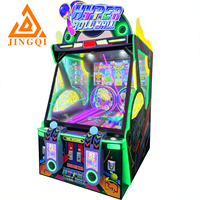 Machine d'arcade Hyper Roll Ball 2 joueurs à LED, à monnayeur, avec distribution de tickets, pour centre de jeux et FEC
