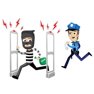 ملصقات أمان مخصصة لمكافحة السرقة في المتاجر الكبرى بنظام AM EAS بتردد 58 كيلوهرتز لمحلات الكتب - Product Image 5