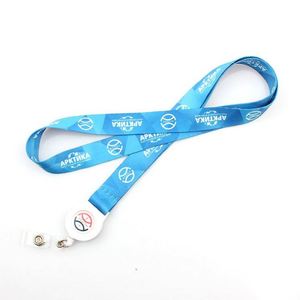 Custom Durable Retractable <b>Spring</b> Loaded United Airlines Lanyard - Product Image 2