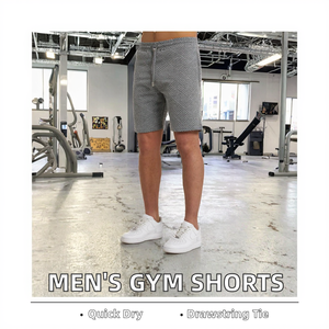 Pantalones Cortos Deportivos Casuales de Algodón para Hombre, con Cordón, Transpirables, de Secado Rápido, de Alta Calidad, Cintura Media, Estilo Urbano, Color Sólido, Personalizables - Product Image 3