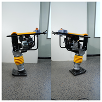 Vibrotech Nouvelle machine compacteuse vibrante industrielle de 35 cm de profondeur de compactage, moteur 5,5-6,5 CV, pilon vibratoire personnalisé pour le sol