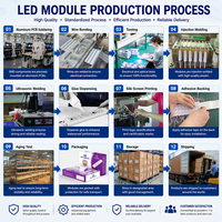 Module LED AC BOND CE UL 110V/220V IP67 2W pour éclairage extérieur et intérieur, enseignes, panneaux lumineux, publicité