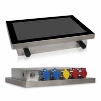Ordinateur tactile étanche en acier inoxydable de 12,1 pouces, processeur Intel Core I5 6200U, IP66 IP69K, PC industriel sans ventilateur
