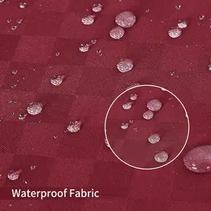 Skymoving New Custom Waterproof Luxury Checkered Washable Table Clothes Polyester Jacquard Tablecloths