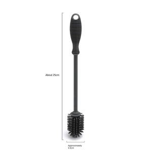 Cepillo de limpieza de silicona Dongsen W013 de gran venta transfronteriza para biberones, tazas y termos - Mango largo sin ángulos muertos - Product Image 6
