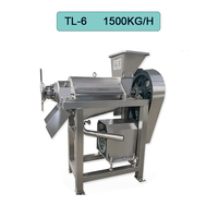 500 Kg/u Multifunctionele Elektrische Schroef Fruit Groenten Pers Sap Extractor Machine Industriële Spiraal Sap Maken Machine