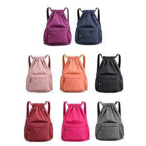 Drawstring Backpack Sports Fashion Gym <b>Bag</b> with Shoes Compartment Water-Resistant <b>String</b> Backpack Cinch for Women Men - Product Image 5