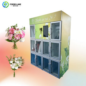 Máquina Expendedora Inteligente de Flores con 8 Puertas Refrigeradas de 2-10 Grados, Pantalla Táctil y Humidificación para la Venta de Flores Frescas - Product Image 2