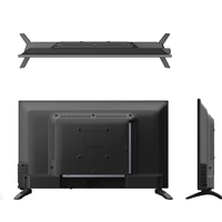 TV LED LCD Pintar 32 Inci Full HD 60Hz Layar Lebar Biru/Hijau TV Hotel dengan Android 11.0 USB 1G DDR 8G EMMC
