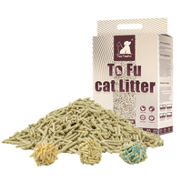 Schnelle Lieferung, Waschbar, Umweltfreundlich, Hochabsorbierend, 100% Natürliche Staubfreie Tofu-Katzenstreu