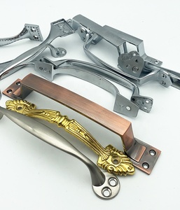 Laris Modern Sederhana Aloi Seng Pemasangan Sekrup Sadap Sendiri Tanpa Lubang Pegangan Lemari Pakaian Krom Pegangan Pintu Tarik - Product Image 4