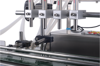 LT-F3000CW semi-automatique mini 4 buses embouteillage verre bouteille pet liquide huile d'olive jus boîtes de conserve machine de remplissage petite