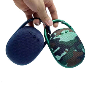 Petit haut-parleur portable sans fil à <span class=keywords><strong>clip</strong></span> sur mesure, petit haut-parleur rechargeable, haut-parleur basse sans fil pour cadeau de promotion - Product Image 1