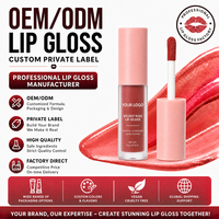 Gloss à lèvres liquide coréen naturel végétalien de haute qualité, personnalisé, à label privé, longue tenue, nourrissant, brillant, imperméable