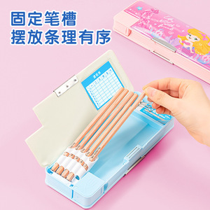 Deli Multi Functional Pencil Case With Sharpener For Kids School Use Plastic Digital Printing - Product Image 5