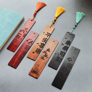 Practical Ancient Style Wooden Promotional Bookmarks Back-to-School Gift for Students Graduation Season Souvenir - Product Image 3