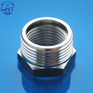 304 Stainless Steel Reducer <b>Hardware</b> Internal/External Threaded Straight for Plumbing for Stainless Steel Pipes - Product Image 1