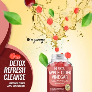 Gummies Keto ACV, gummies au vinaigre de cidre de pomme biologique, probiotiques LactoSpore, prébiotiques pour la digestion, le métabolisme, la santé immunitaire - Product Image 5