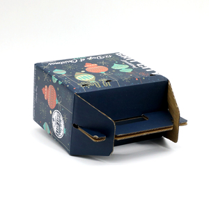 Premium Custom Color Corrugated Paper Shipping Paper Boxes With Ribbon Handle