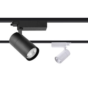 Luz LED de riel COB de espectro completo ETL 12W 20W 30W con regulación PWM de luz cálida 2700-6500K y RA98 - Product Image 2