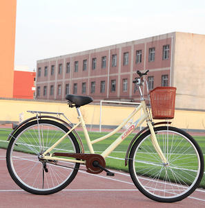 Bicicleta urbana de una sola velocidad, cuadro de acero al carbono, 24/26 pulgadas, barata - Product Image 4