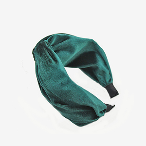Accessoires de Cheveux de mode Large Bande De Cheveux Élégant Rétro Grand Arc <span class=keywords><strong>Vert</strong></span> <span class=keywords><strong>Velours</strong></span> Bandeau - Product Image 4