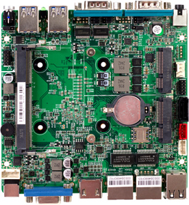 มินิพีซีอุตสาหกรรมที่ทนทาน Intel Core I3 I5 I7 คอมพิวเตอร์ฝังตัวแบบไร้พัดลม พอร์ต LAN คู่ MSATA SSD สำหรับการตรวจสอบกระบวนการด้วยระบบวิชัน - Product Image 5