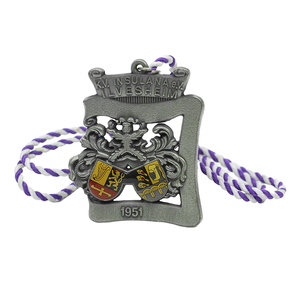 Medallas Personalizadas de Metal 3D, Aleación de Zinc, Esmalte Duro, Bronce/Latón Pulido, Fundición a Presión, Religiosas, Deportivas, Conmemorativas - Product Image 1