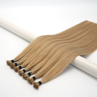 Extensiones de Cabello Humano Virgen de Alta Calidad con Punta K, Doble Trama, Grado Salón, Cutícula Alineada