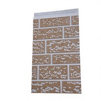 Revêtement extérieur en acier galvanisé à motif de briques ondulées modernes, écologique, couleurs uniques, élégant, rénovation extérieure de villa, thermique