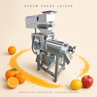 Hoge sapopbrengst, hoge productiviteit, gemotoriseerde spiraalpers sapcentrifuge voor fruit- en groente-extractie, peer, kool, kokosnoot