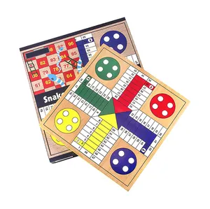 Wholesale Cheap Mini Wooden Ludo Chess Travel Game Board Family Games Set For Kids And Adults