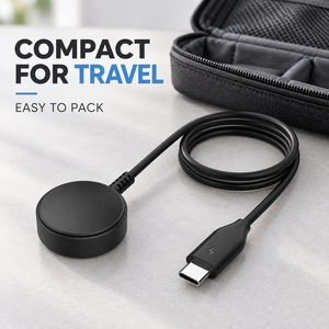 Cargador Inalámbrico <span class=keywords><strong>de</strong></span> Viaje <span class=keywords><strong>de</strong></span> 5 W Compatible con <span class=keywords><strong>Samsung</strong></span> <span class=keywords><strong>Galaxy</strong></span> <span class=keywords><strong>Watch</strong></span> 8 7 6 5 <span class=keywords><strong>4</strong></span> 3, Cable Magnético USB Tipo C, <span class=keywords><strong>Base</strong></span> Redonda <span class=keywords><strong>de</strong></span> ABS - Product Image 5