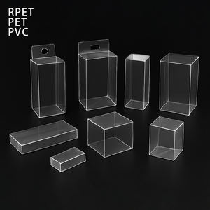 Hediye ve El Sanatları Paketleme için Geri Dönüştürülmüş Malzemelerle Özel Şeffaf PVC PET RPET Asetat Kutu - Product Image 1