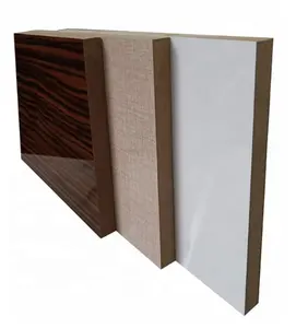 Laminados de alto brillo UV MDF/tablero de fibra/hojas de panel UV con revestimiento de melamina