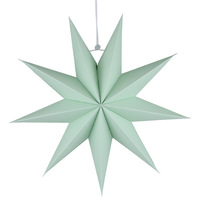 Lanternes suspendues en papier à neuf étoiles à bout pointu, décoration créative, fête de noël, lanterne ornementale, ornement en papier, 32 pièces