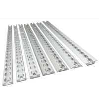 Profilé en U en alliage d'aluminium coloré à bas prix, système de fixation de cargaison, rail de guidage en L en aluminium pour avion
