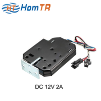 Système de codes-barres électroniques HomTR, casier intelligent pour colis en métal, serrure magnétique pour armoire, mini solénoïde 12V sans clé, entraxe 60mm