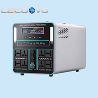 Station d'alimentation portable LECOOVO E3000S 3000W 7664WH avec batterie LiFePO4, compatible avec divers appareils