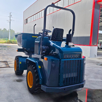 Camion à benne basculante puissant de 3000 kg à moteur diesel, prix d'usine, avec une grande capacité de benne, mini chargeur à benne basculante, tracteur