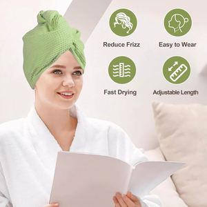 Bathing Absorbent Drying <b>Bath</b> Cap Microfiber Shower Hat Towel Dry Hair Covering for Women - Product Image 2