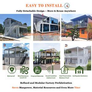 <span class=keywords><strong>Maison</strong></span> conteneur préfabriquée modulaire 20 pieds, extensible, à ossature acier, portable, mini-<span class=keywords><strong>maison</strong></span> pliable, unité d'appartement confortable avec pièces - Product Image 4