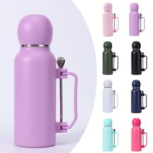 New Trending 1300ML Stainless Steel Portable Insulated Thermos With Filter Straw for Back to School Camping <b>Hot</b> <b>Drinks</b> - Product Image 2