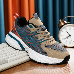 Zapatos Deportivos Retro para Hombre con Logotipo Personalizado, Transpirables, <span class=keywords><strong>de</strong></span> Malla, <span class=keywords><strong>Blancos</strong></span>, Casuales, OEM, <span class=keywords><strong>de</strong></span> Alta Calidad - Product Image 3