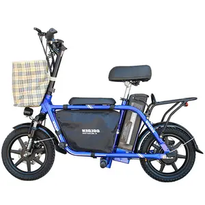 Bike mini cargo bicycle scooter /parent-child electric bicycle mother baby bike ladies /16 inch city lithium power e bike 48v